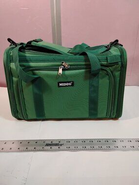 MIDOG Green Soft Sided Pet Carrier Travel Bag Expandable Cat Dog Carrier Tote